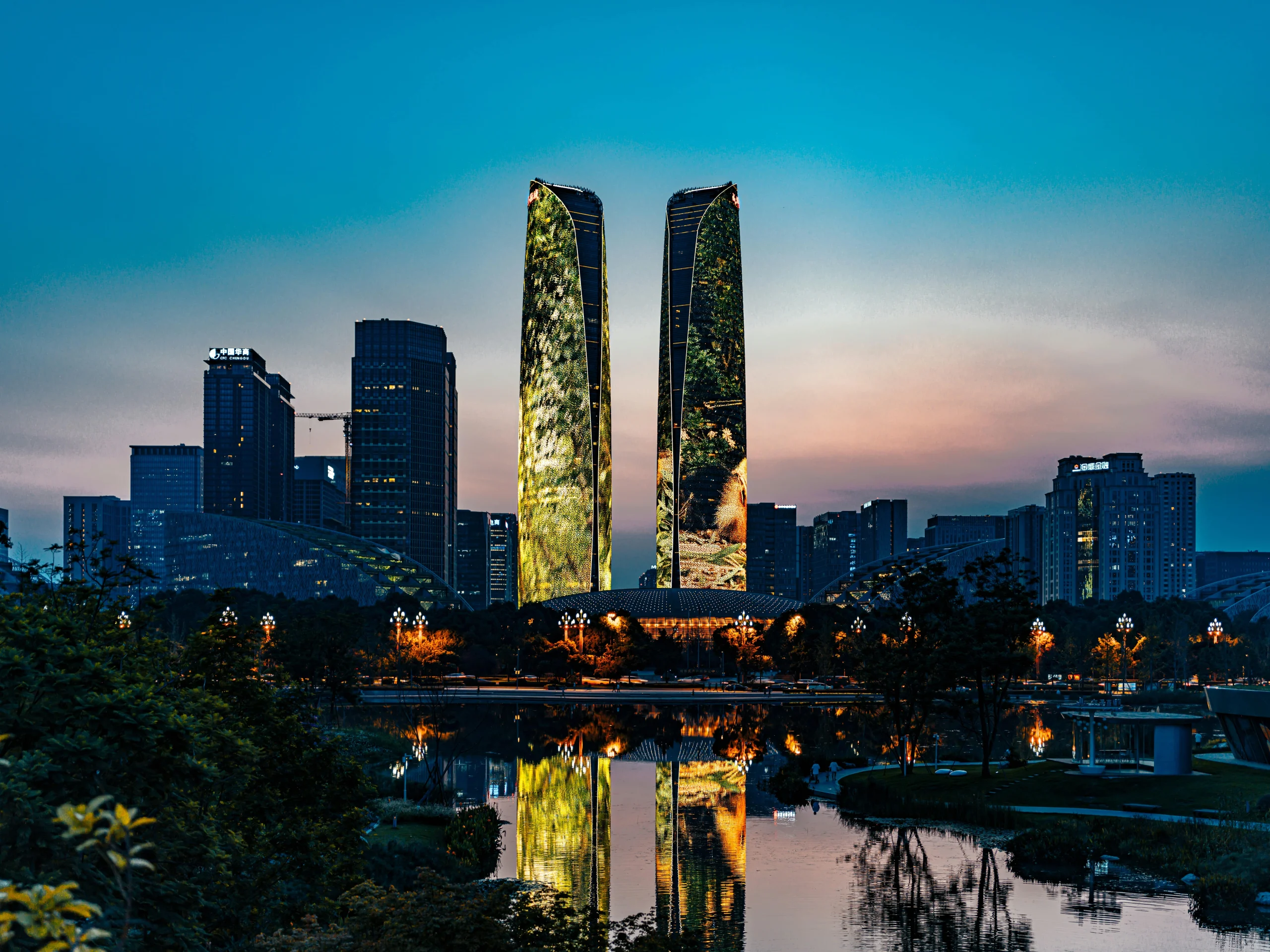 china building facade