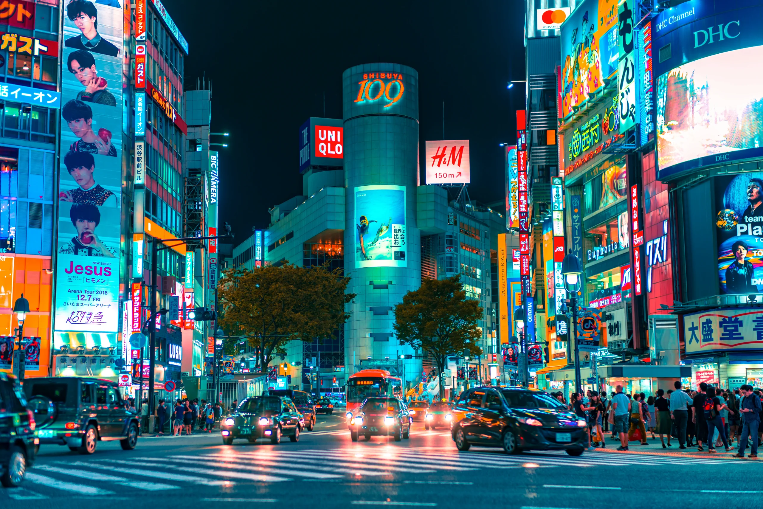 japan night street