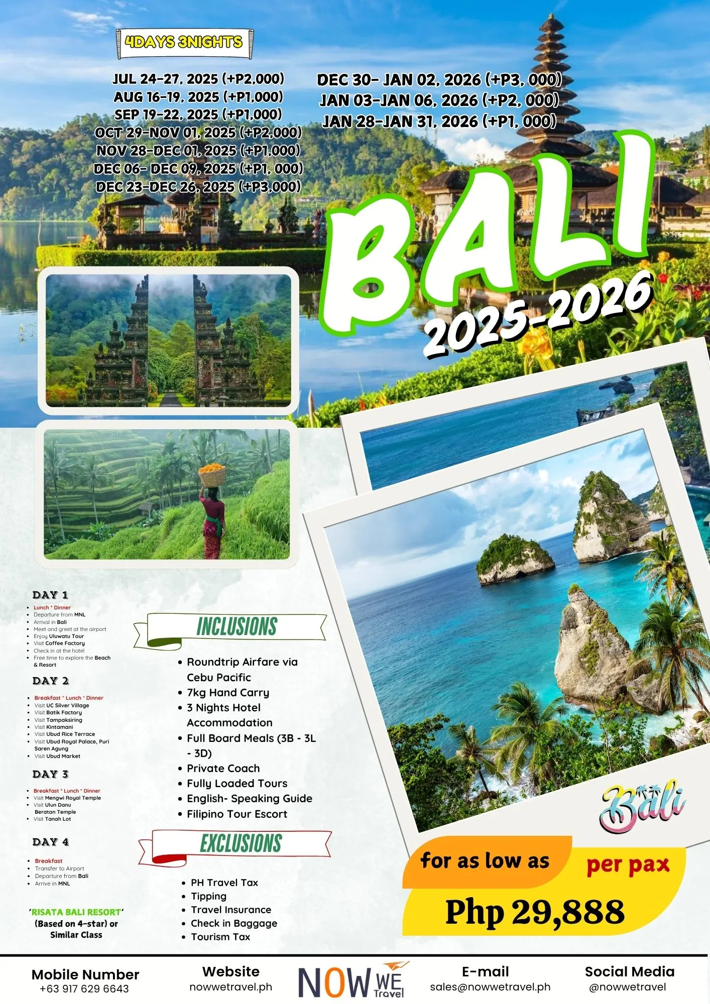 Bali Indonesia Tour Package