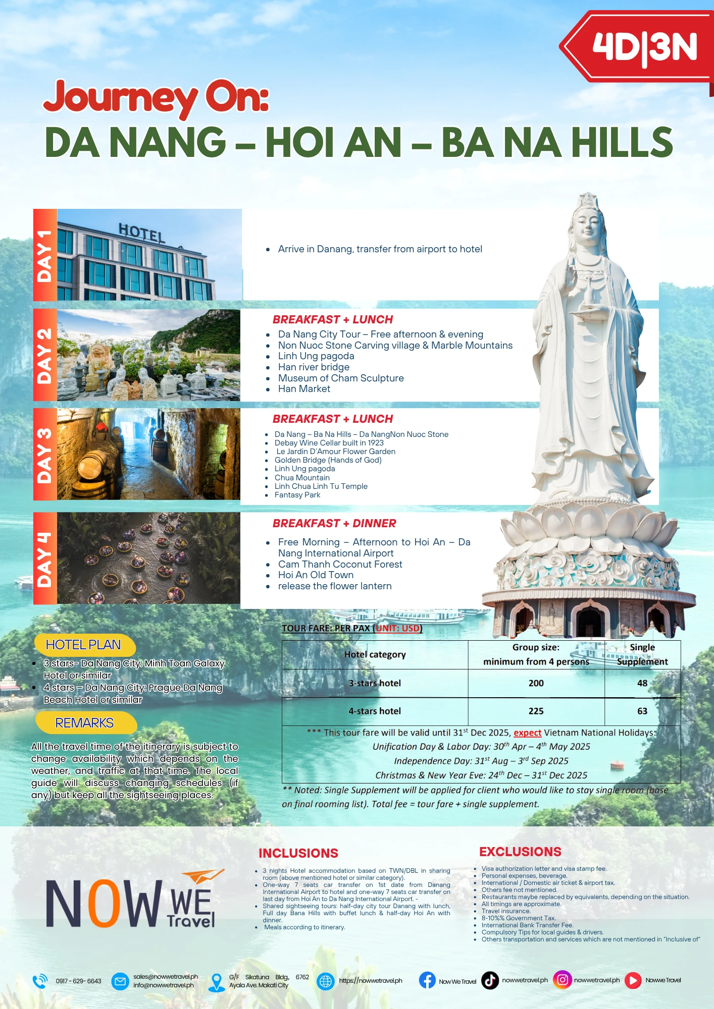 4D3N Tour Da Nang Vietnam Tour