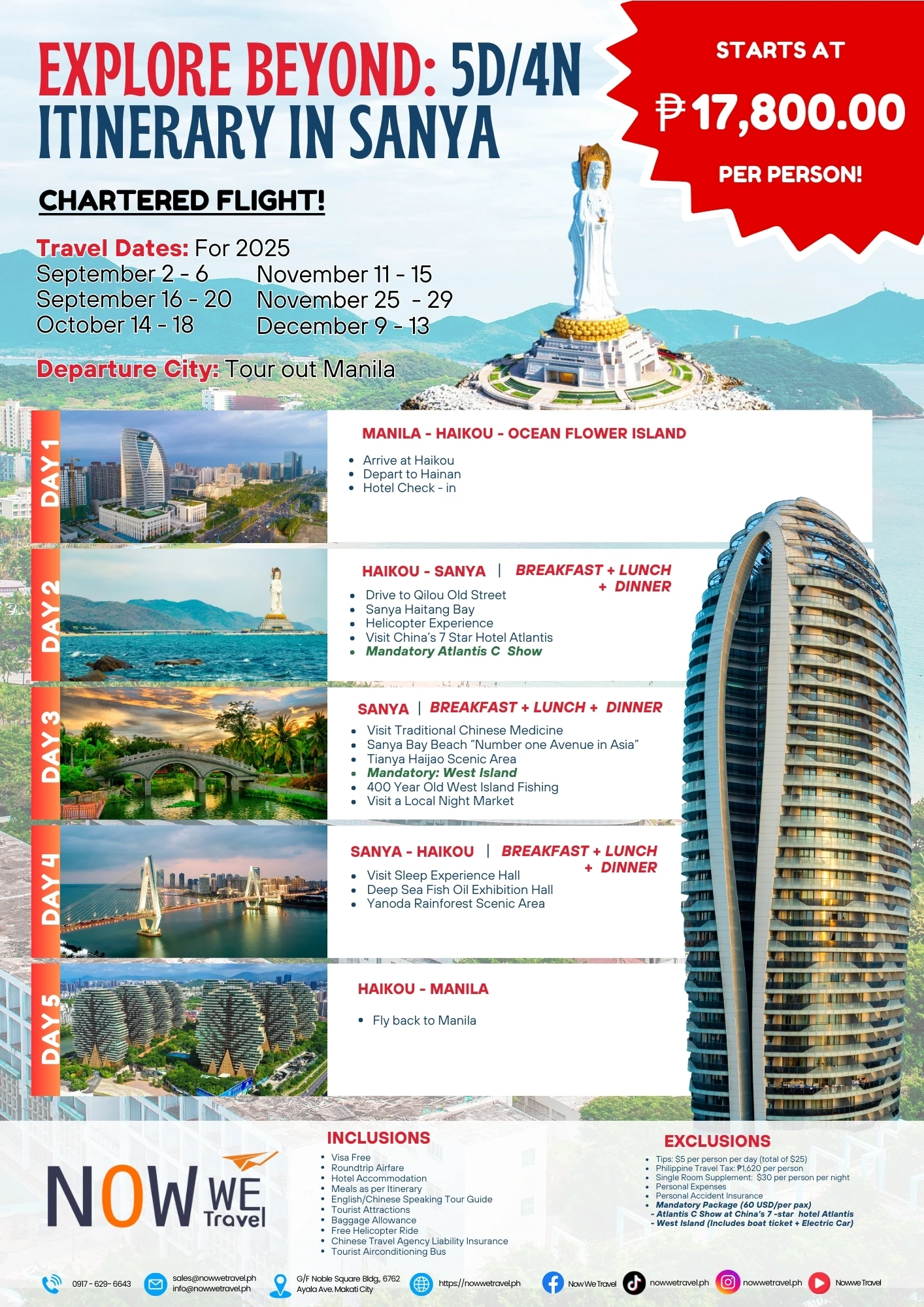 Sanya 5D4N Tour China