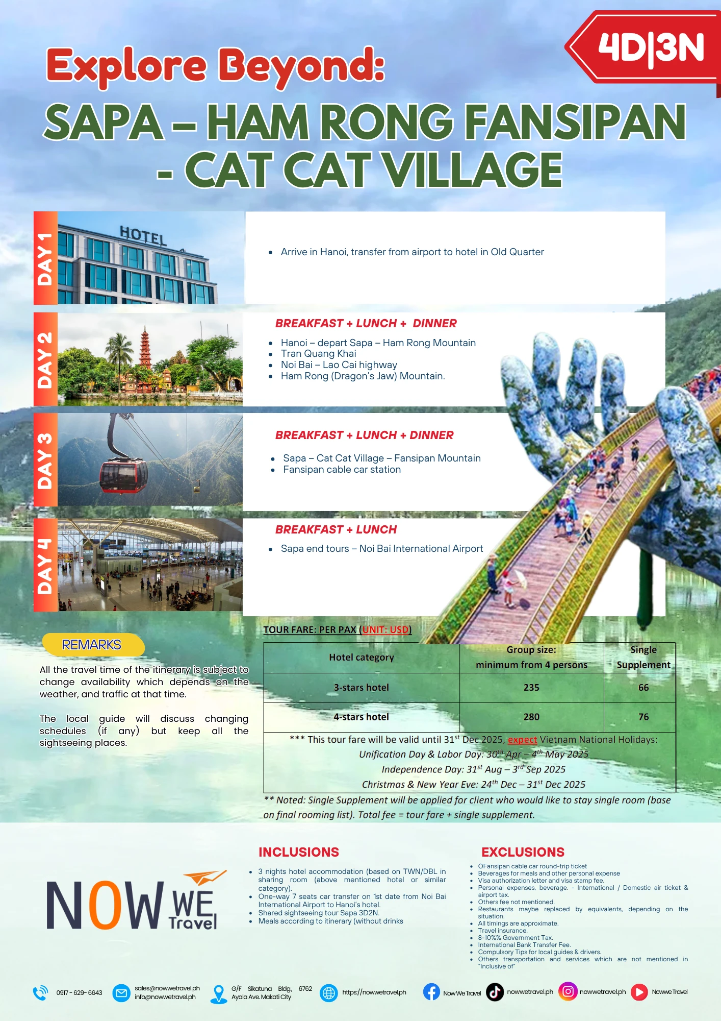 4D3N CAT CAT Village Tour